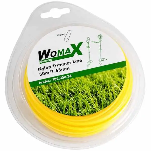 Najlon za trimer 50m/1.3mm WOMAX