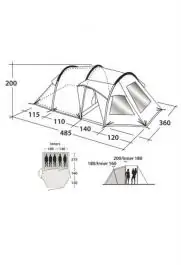 Šator za 5 osoba NEVADA 5