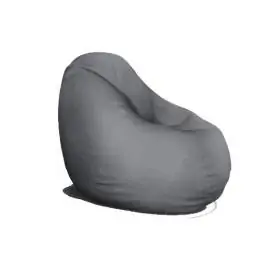 Lazy Bag eko koža tamno siva S