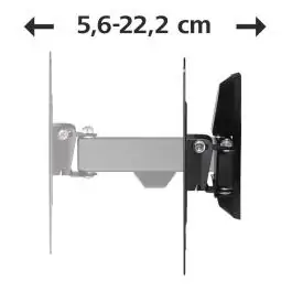 LCD Nosač, Fullmotion, Jedna Ruka, 19"-48", Crni VESA 200x200 Hama