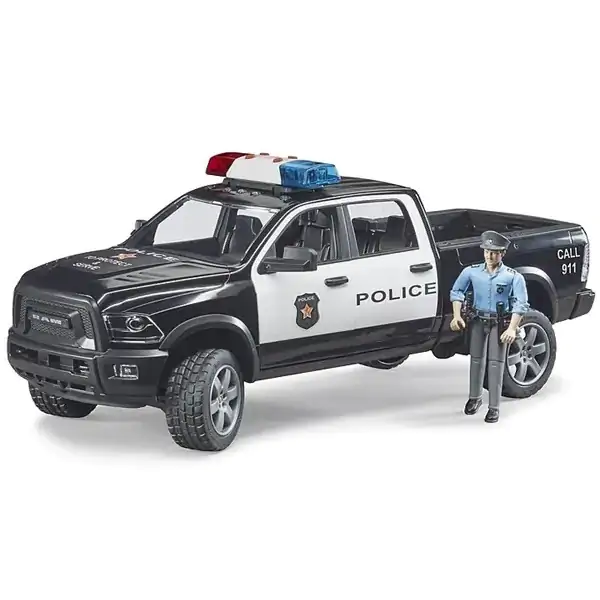Džip RAM 2500 policijski Pick-up sa figurom Bruder