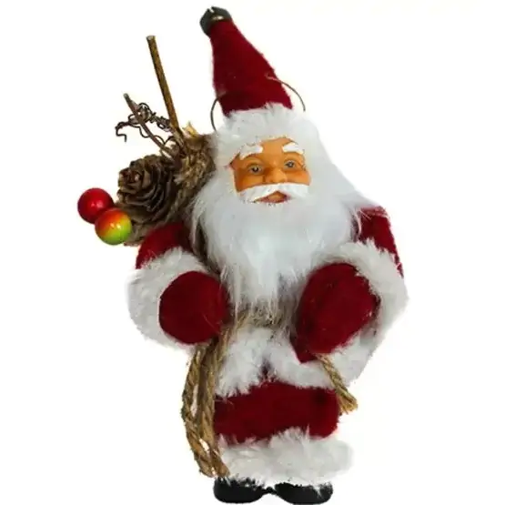 Deda Mraz crven 13cm Deco Santa - proizvod na akciji