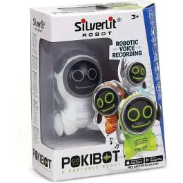 Pokibot Beli interaktivni robot 12x15cm Silverlit