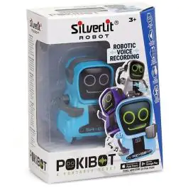 Pokibot Plavi interaktivni robot 12x15cm Silverlit 880430B