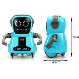 Pokibot Plavi interaktivni robot 12x15cm Silverlit 880430B