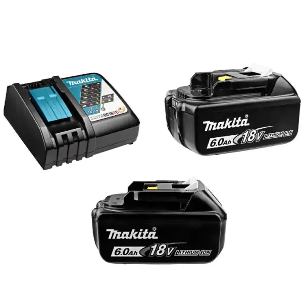 Makita SET 6 BL1860B 2 KOM + DC18RC - proizvod na akciji