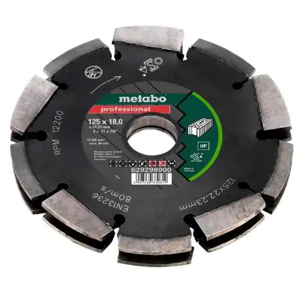 Dijamantski disk za šlicericu 125x18x22.23 mm Metabo