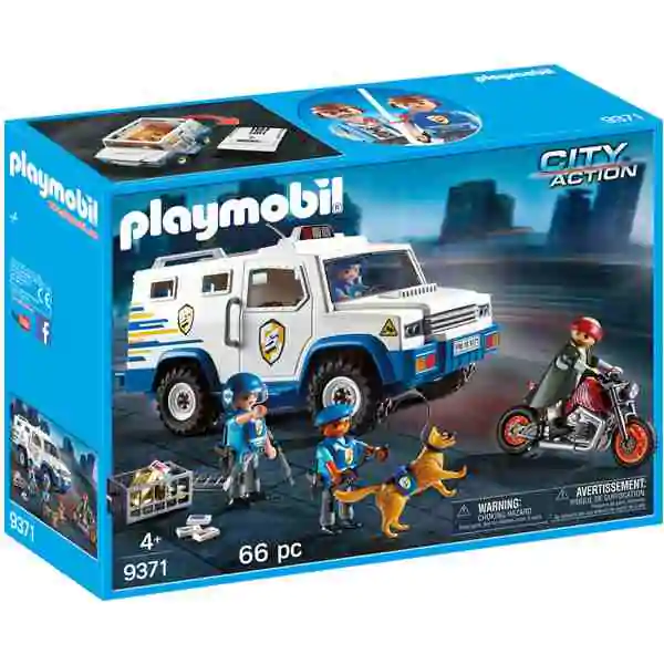 Playmobil City Action policijski transporter novca