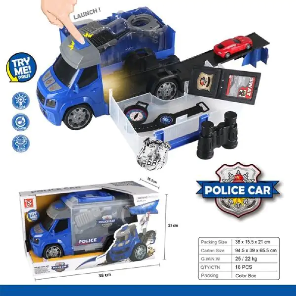 Speed igračka policijsko vozilo sa mini stazom 517