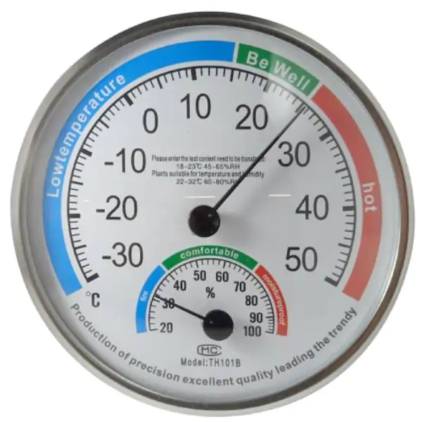 Analogni termometar i higrometar -30 - 50°C TH-101B