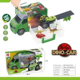 Igračka vozilo sa mini stazom dinosaurus