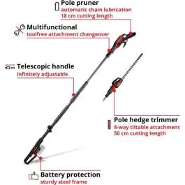 Einhell Professional GP-HC 18/5020 Li T BL-Solo akumulatorski višenamenski alat 2 u 1