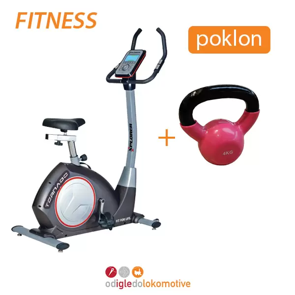 Sobni bicikl Tornado + poklon Kettlebell teg 4 kg Xplorer