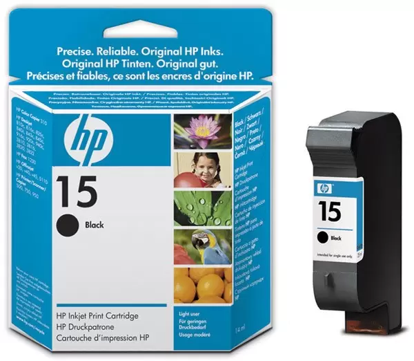 Toneri za InkJet i Plotere No.15  Small Black Inkjet Print Cartridge (14ml) C6615NE HP  