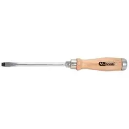 &Scaron;rafciger ravni sa drvenom dr&scaron;kom 8x150 KS TOOLS