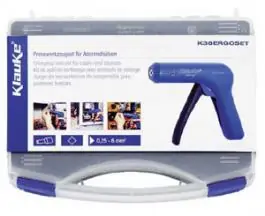 Krimp kle&scaron;ta za spojnice K38 ERGO SET 0.25 - 6 mm&sup2; KLAUKE