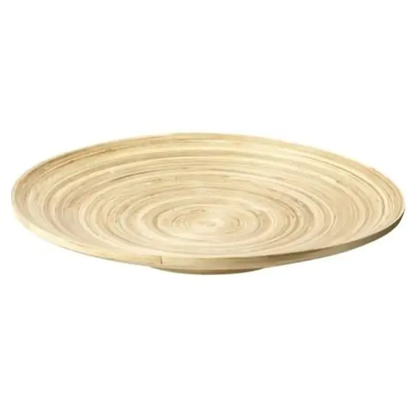 Tanjir od bambusa natur Ø35cm
