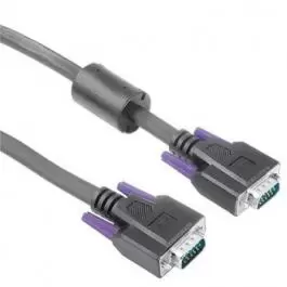 Kabl VGA 15p. (mu&scaron;ki) na 15p. (mu&scaron;ki) 5m feritni filter duplo izolovan Hama