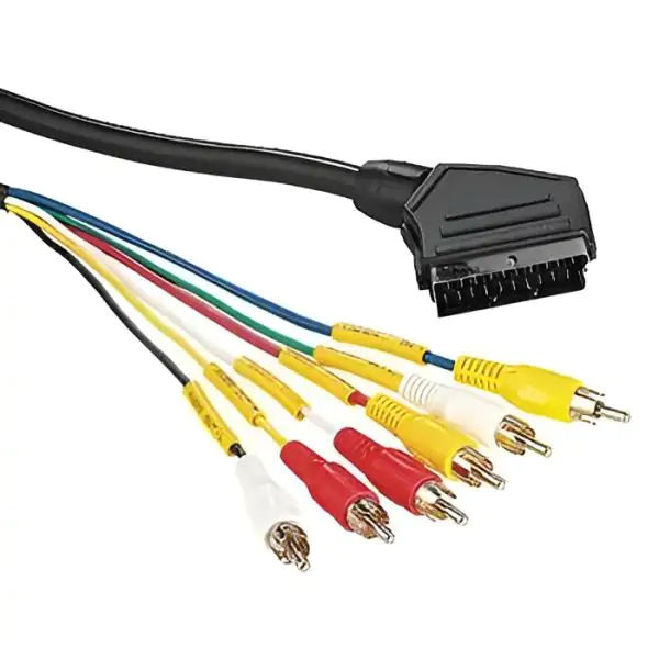 AV Kabl bidirekcionalni za kopiranje video i audio signala 6x činč (muški)