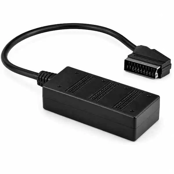Adapter SCART Splitter  1x SCART na 3x SCART Hama