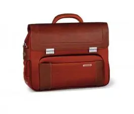 Poslovna torba za laptop 15,6" MEMPHIS 2 komp. crvena  RONCATO