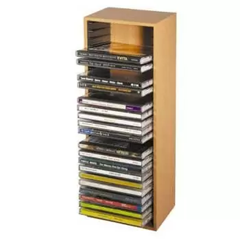 Drvena polica za 25 CD, boja drveta 48371