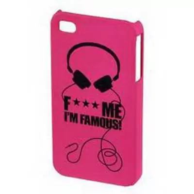FMIF oklop za IPhone 4, "Heads", pink 