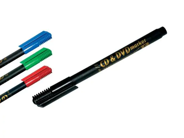 Marker za cd/dvd permanentni crni 