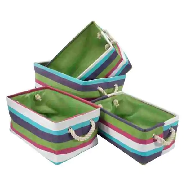 Korpa STRIPY Š31xD46xV25cm papir.slama