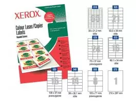 Samolepljive etikete  210/297 mm 100 listova XEROX