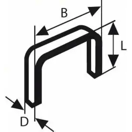 Spajalica tip 53 11.4/8mm (5000 kom.) BOSCH