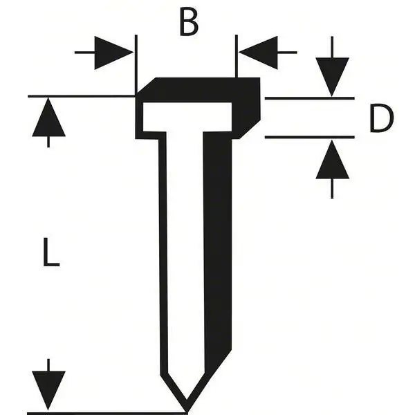 Ekseri tip 49 2.8/19mm (1000 kom.) BOSCH