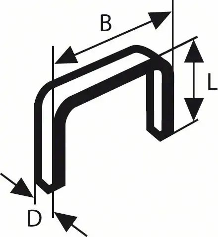Spajalica tip 57 10,6 x 1,25 x 6 mm (1000 kom.) BOSCH