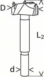 Burgija za &scaron;arke HM 35mm BOSCH