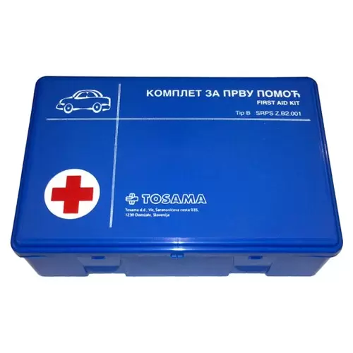 Auto apoteka komplet za prvu pomoć po novom standardu SRPS Z.B2.001