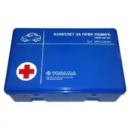 Auto apoteka komplet za prvu pomoć po novom standardu SRPS Z.B2.001