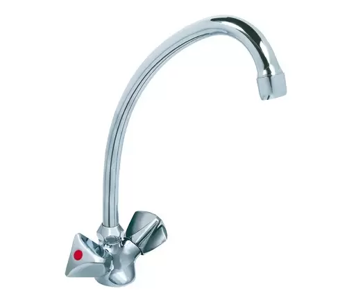 Slavina-baterija stojeća za sudoperu kraći izliv 300mm Klasik ROSAN