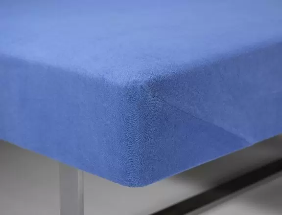 Čaršav frotir 180x200x40cm plava Kronb. - sa lastišem