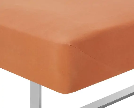 Čaršav žersej 180x200/210 terakota Kronb. sa lastišem