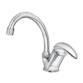 Slavina-Baterija za sudoperu cevni izliv 130mm Perla ROSAN
