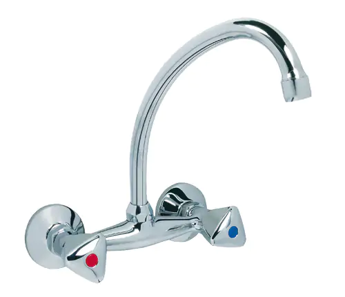 Slavina-Baterija zidna gornji izliv duži Euro Klasik ROSAN