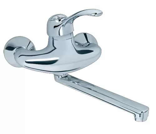 Slavina-Zidna baterija za sudoperu-lavabo izliv 200mm Jaffar ROSAN