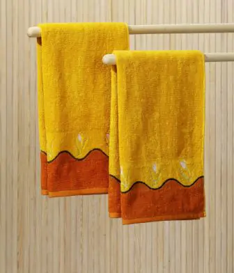 Peškir TULIP 70x140 terakota Kronborg