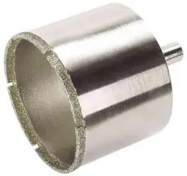 Dijamantska krunasta testera &raquo;Ceramic&laquo; sa sunđerom, prihvat 10 mm &Oslash; 68 WOLFCRAFT