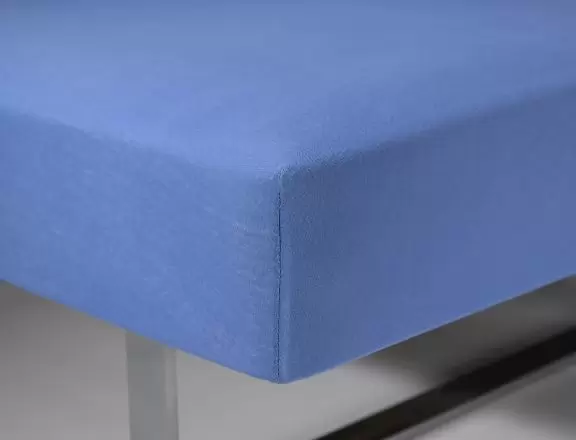 Čaršav žersej 160x200x40cm plava Kronb. - sa lastišem
