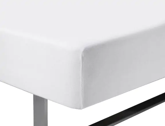 Čaršav žersej 180x200cm bela Kronborg - sa lastišem