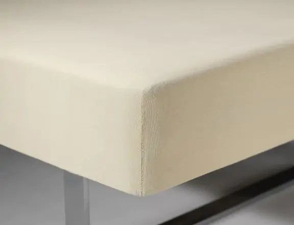 Čaršav žersej 140/150x200cm bež Kronborg - sa lastišem