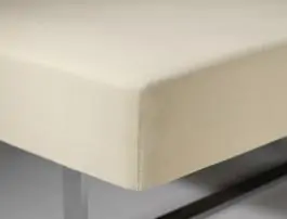 Čaršav žersej 140/150x200cm bež Kronborg - sa lastišem