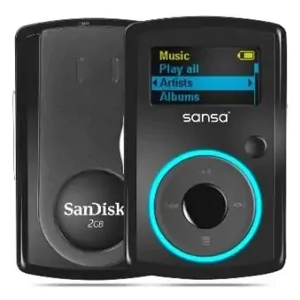 MP3 Sansa Clip + 2gb crni FM SanDisk