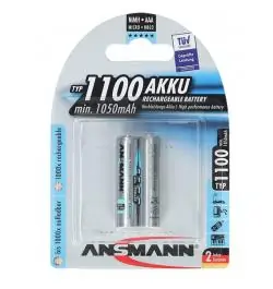 Punjiva baterija 1100 mAh AAA NiMh HR03 2/1 ANSMANN